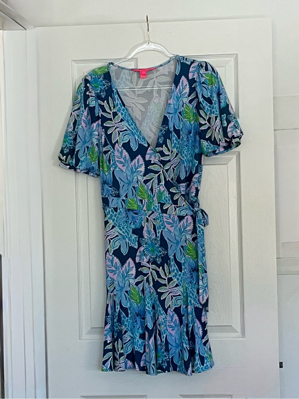 Lilly Pulitzer Kessler Wrap Dress Sz M EUC